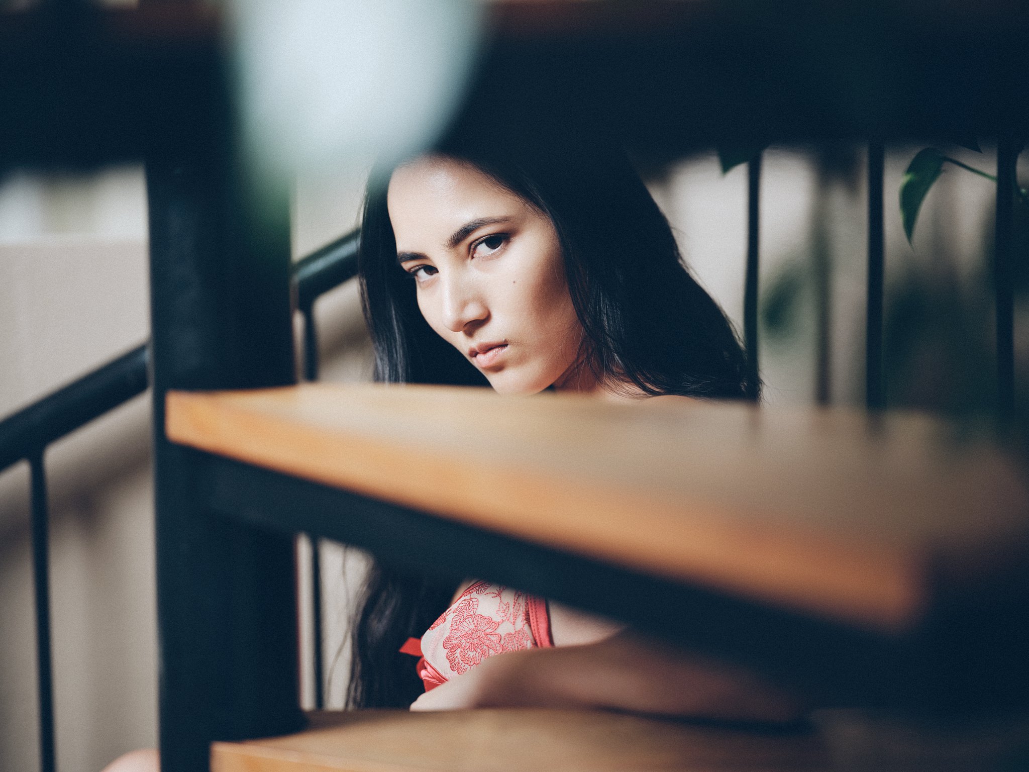 Seraphina reclining portrait in color