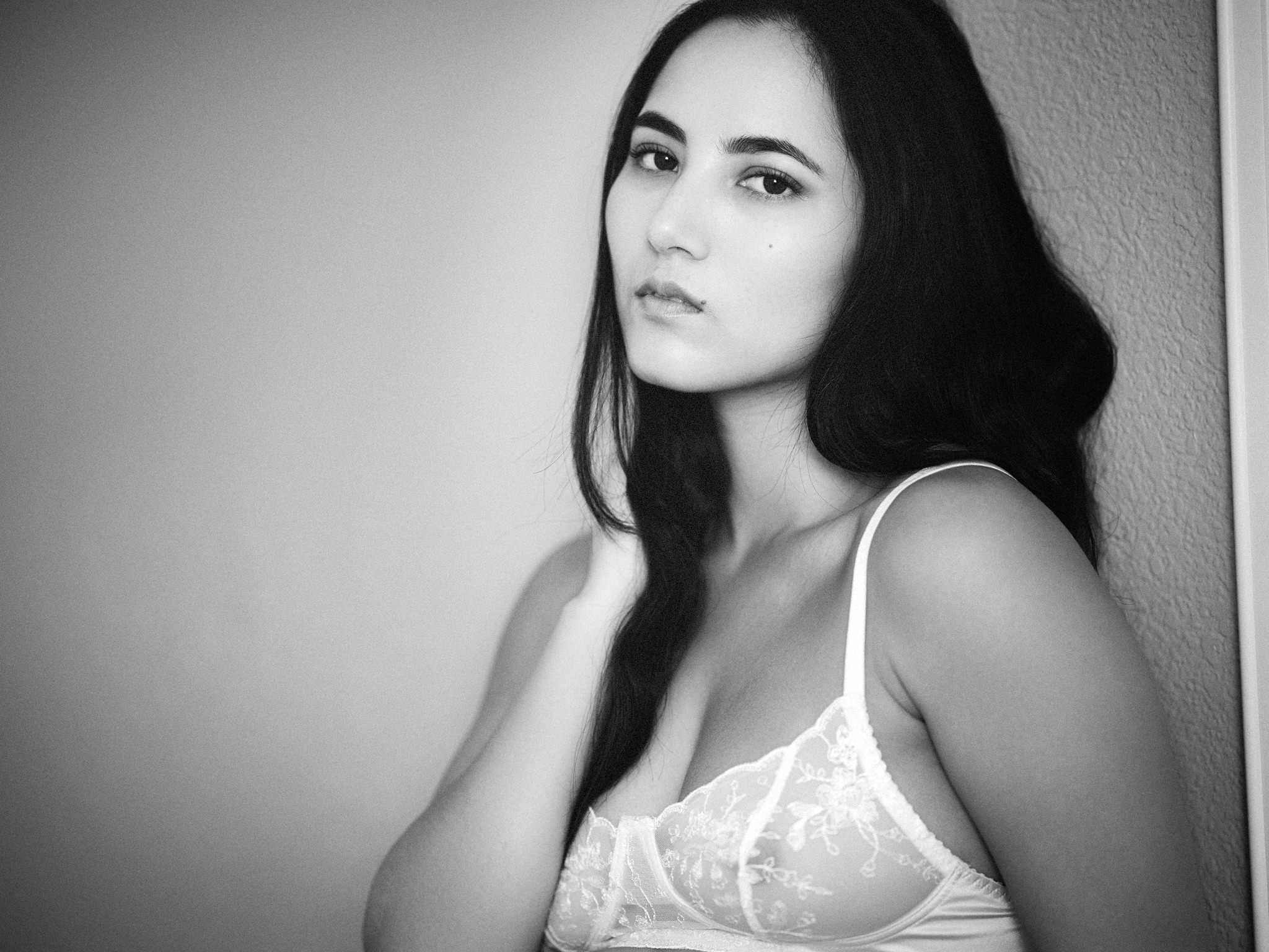 Seraphina black and white portrait