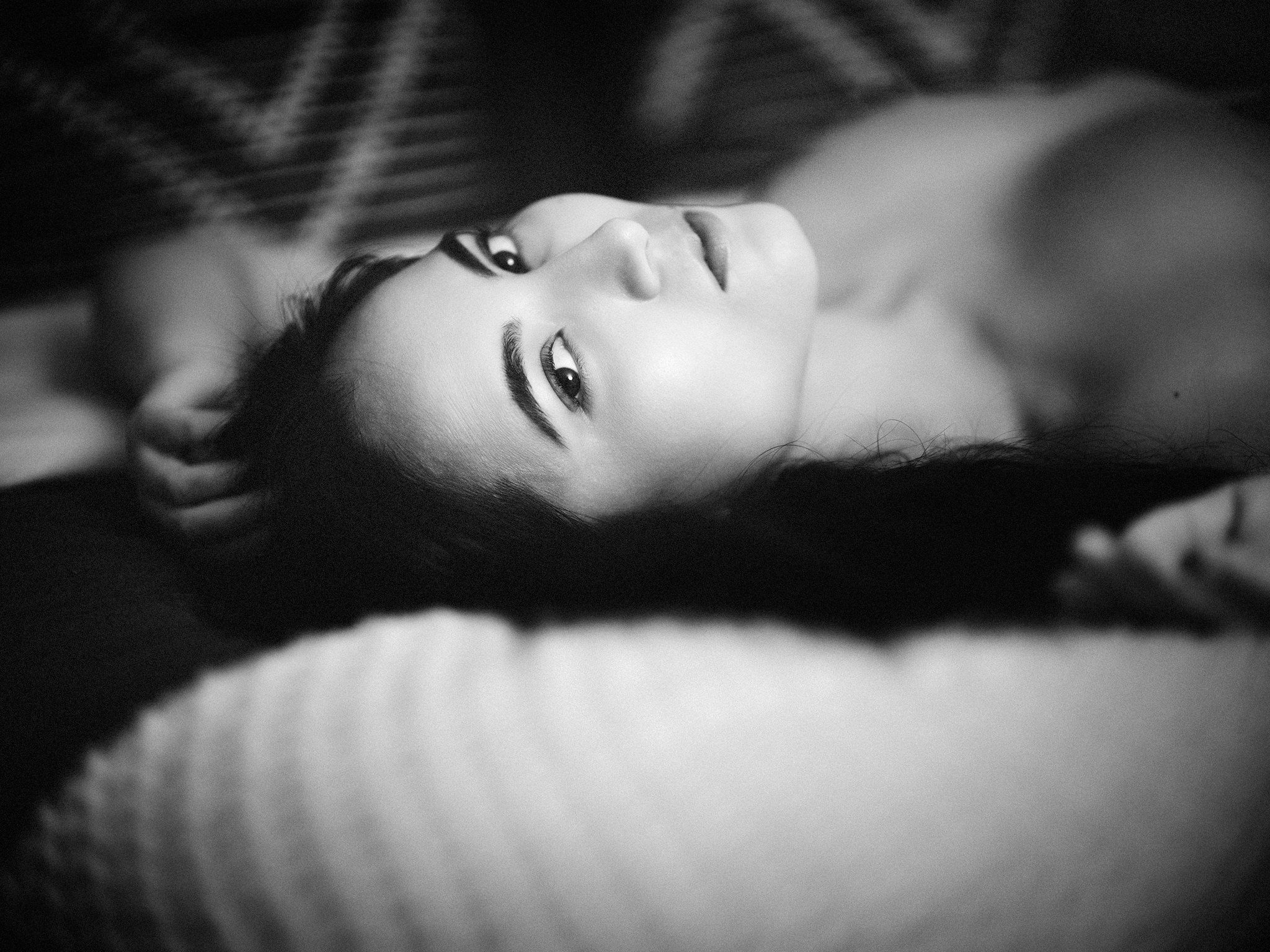 Seraphina black and white portrait